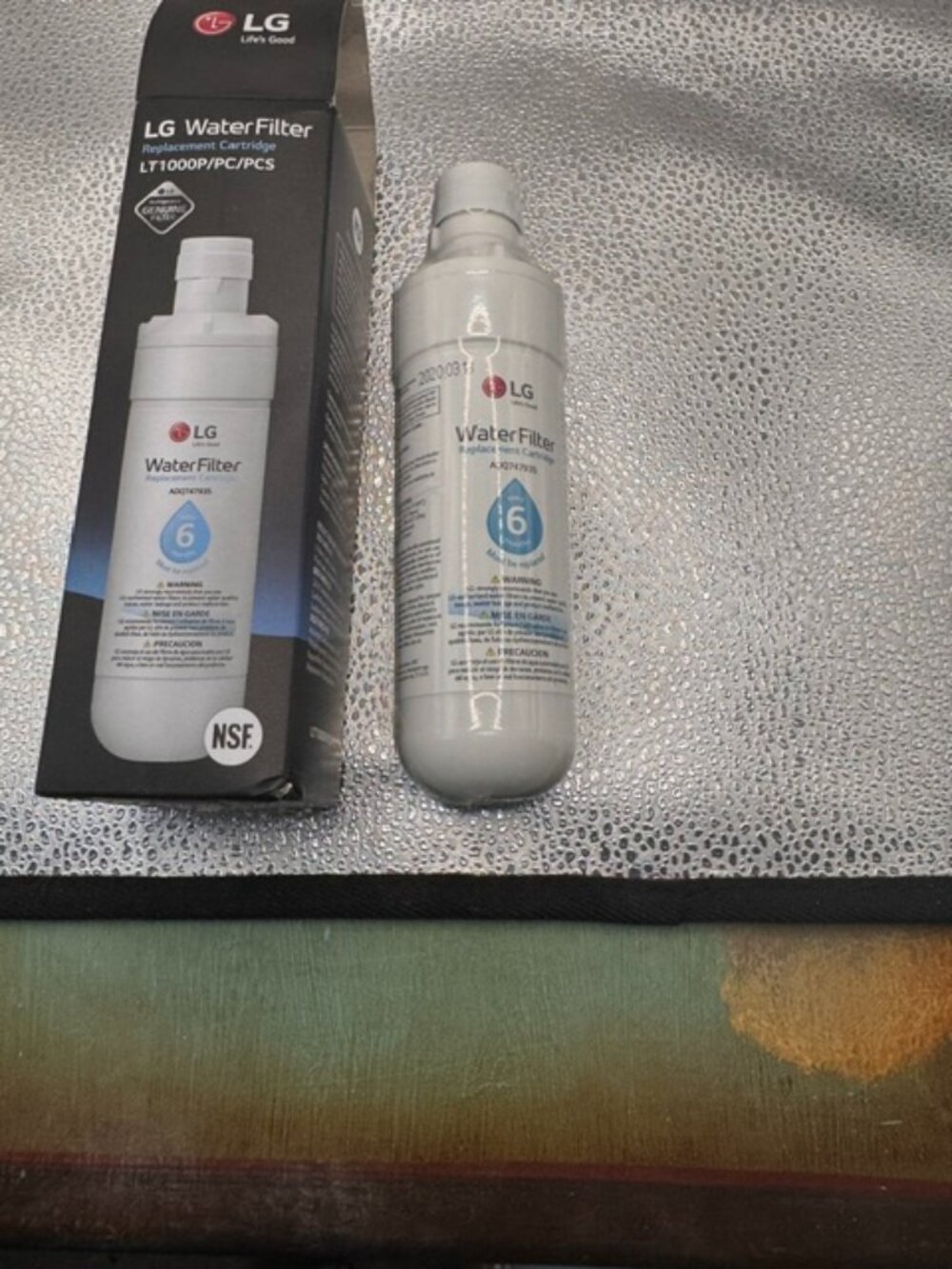 LG water filter lt1000p/pc/pcs- open box- filter still sealed